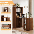 Zevemomo Folding Desk, Convertible Table - Image 5