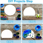 PATIKIL 2inch Circle Card Stock, Sky Blue - Image 4