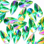 100PCS 18x9mm Large AB Colorful Rhinestones Jewels Gems by Unknown