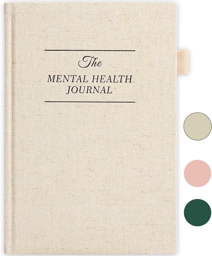 Mental Health Journal, Anxiety & Guided Journal by 5MINUTESADAY