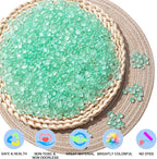 Keedolla 14 Oz Mint Green Sea Glass Stones Frosted Glass Pebbles Gemstones - Image 3