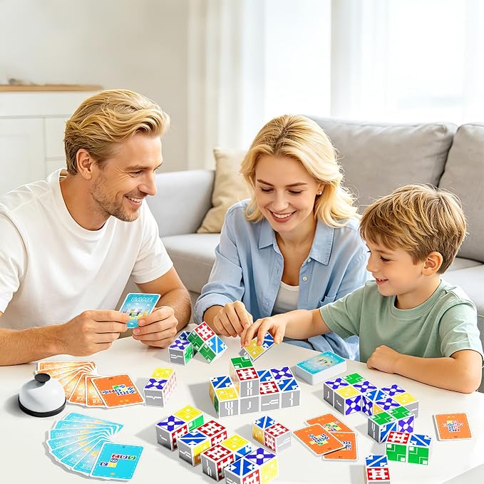 2.0 Family Board Game for Kids & Adults, Block Puzzle Games, 2+ Player Card - Image 6