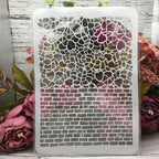 TIAMECH A4 Reusable Stone Brick Stencil - Image 3