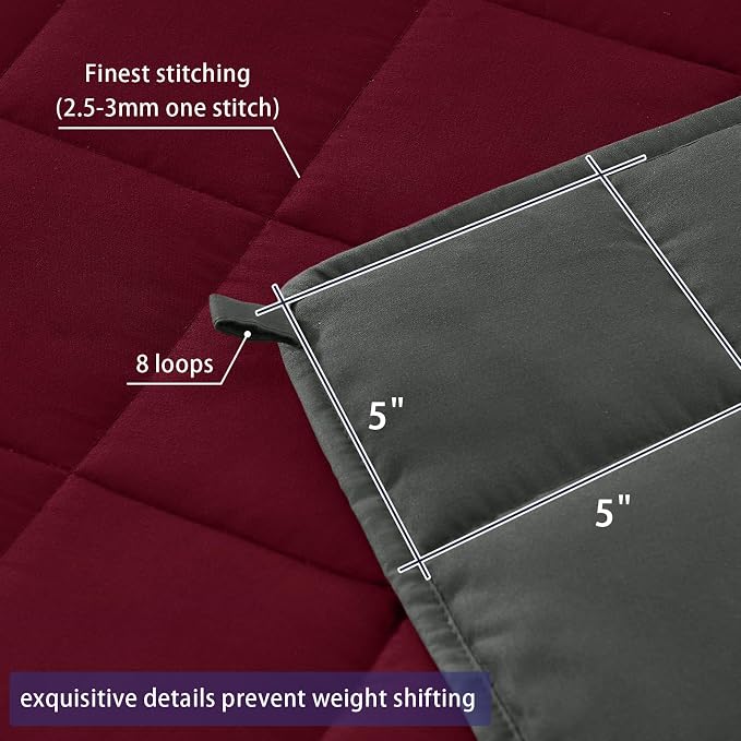 yescool Weighted Blanket for Adults Cooling Heavy Blanket for Sleeping Perfect - Image 6