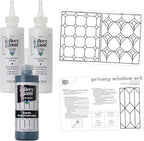 Gallery Glass Privacy Window PROMOGGPW22, Stained Glass Pattern Pack by GalleryGlass