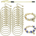 20 Pcs Gold Snake Chain Charm Bracelet Chain by BRACELETMAKINGKIT