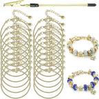 20 Pcs Gold Snake Chain Charm Bracelet Chain by BRACELETMAKINGKIT