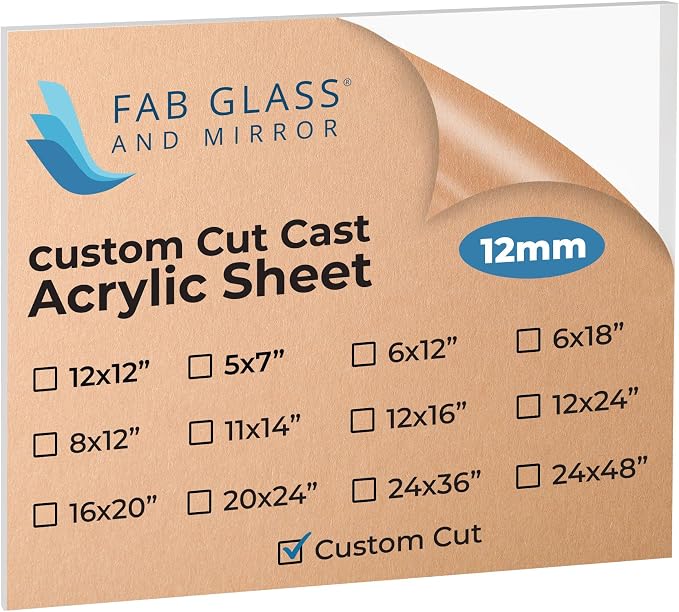 Fab Glass and Mirror Plexiglass Cut to Size – Custom Cut Clear Acrylic Sheet by FabGlassandMirror
