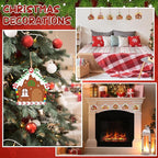COCHIE Wooden Christmas Ornaments to Paint - Image 4