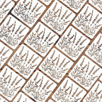 INFUNLY Lavender Wall Stencils for Painting 11.8x11.8 Tile Stencil Set Reusable - Image 5