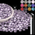 1500PCS 6mm Resin Rhinestones in Bulk, Bedazzling Flatback Crystals Rhinestones by BELLEBOOST