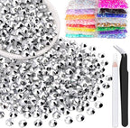 2500pcs 5mm Resin Rhinestones Bulk by BELLEBOOST