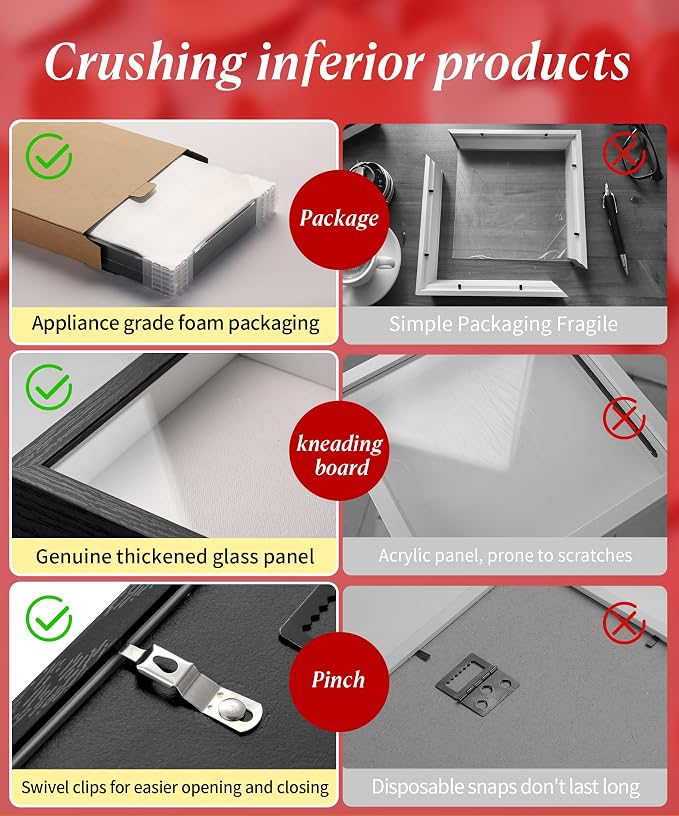 6x6 Small Shadow Box Picture Frame - Image 4
