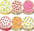 Funnymoom 60 Pcs 7 Inch Fruit Paper Plates Tutti Fruit Birthday Party Supplies by Funnymoom