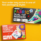 ARTISTRO 48 Dual-Tip Fabric Markers - Image 10