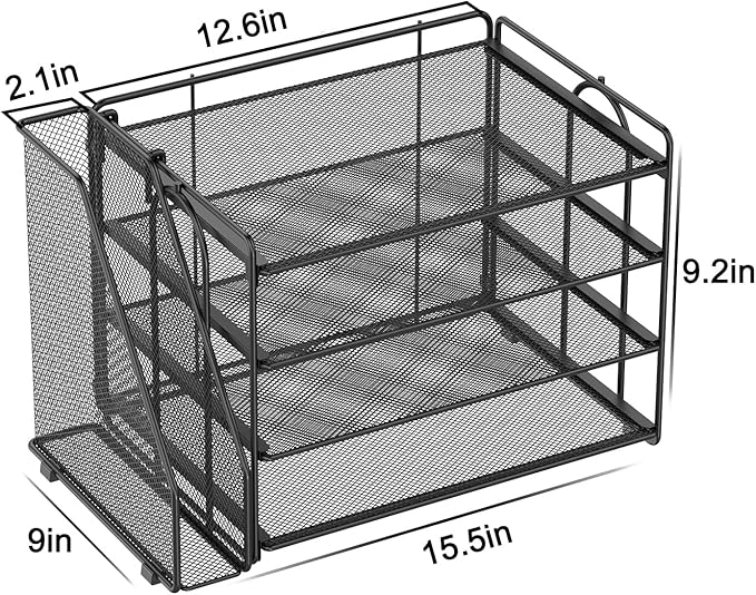 Spacrea Desk Organizers and Accessories, Paper Organizer - Image 5