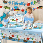 Ofishally One Birthday Decorations - Image 4