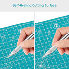 Headley Tools 12"x12" Rotating Cutting Mat, Self Healing Mat - Image 6
