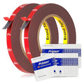 Tapsi Double Sided Tape Heavy Duty, 2 Rolls Automotive Foam Mounting Tape 0.4in by Tapsi
