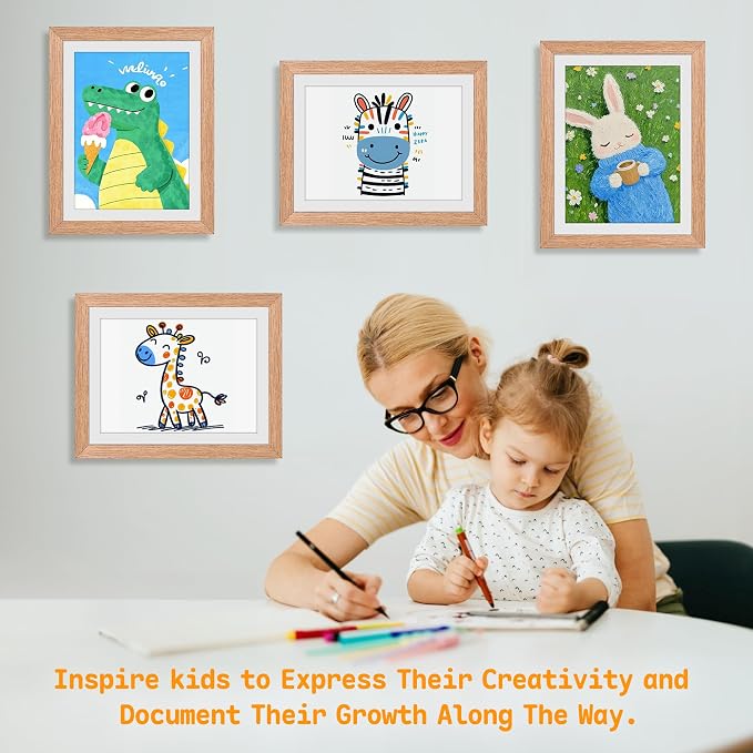1 Pack Kids Artwork Frames Changeable 8.5 x 11 Inch Children Art Projects - Image 6