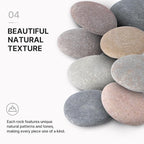 ROCART 100 PCS Large 2.15-3.35" Smooth Natural River Rocks - Image 5