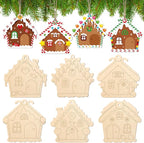 COCHIE Wooden Christmas Ornaments to Paint by COCHIE