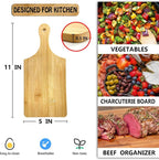 12 PCS 11" x 5" Cutting Board Bulk, Mini Charcuterie Boards, Wood Chopping - Image 2