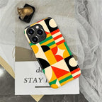 ZHEGAILIAN Case for iPhone 13 Pro, Geometric Colors Durable Shockproof Silicone - Image 6