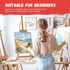 Simetufy 30 Pack Canvas Boards for Painting 11 x 14 inch, Blank Canvas Panels- - Image 2