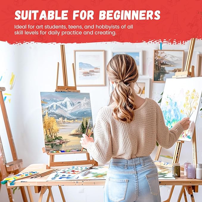 Simetufy 30 Pack Canvas Boards for Painting 11 x 14 inch, Blank Canvas Panels- - Image 2