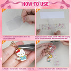 253 Pcs Bow Acrylic Bookmark Blanks Thicken 15 DIY Bookmark Making 17 Bow UV - Image 4