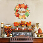 Unfinished Fall Wreaths Wood Crafts to Paint Set of 3, Unfinished Wood Cutouts - Image 3