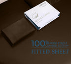Royale Linens 400 Thread Count 100% American Grown Cotton Fitted Sheet Full Size - Image 9