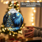 Christmas Ornaments 2025 Faux Stained Glass Effect, Christmas Tree Ornaments - Image 6