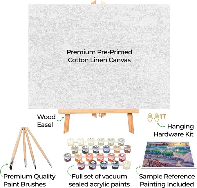 Ledgebay DIY Paint by Numbers Kit - Image 2