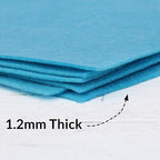 Threadart Aqua Premium Felt Sheets - Image 3