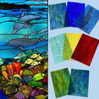 LITMIND 12 Sheets Transparent Textured Stained Glass Variety Pack, 4x6 Inch - Image 3