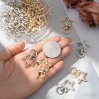 24 PCS Star Swivel Keychain Clasps, Metal Swivel Lobster Clasp | Heavy Duty - Image 4