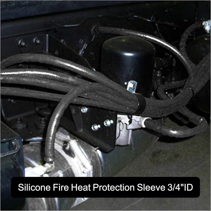 Fuel Line Heat Shield Insulation Heat Shielded Fire Thermo Armor Fire Sleeve - Image 6