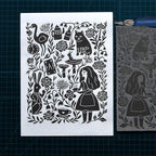 Falling in Art Soft Linoleum Carving Block, Linocut Block - Image 4