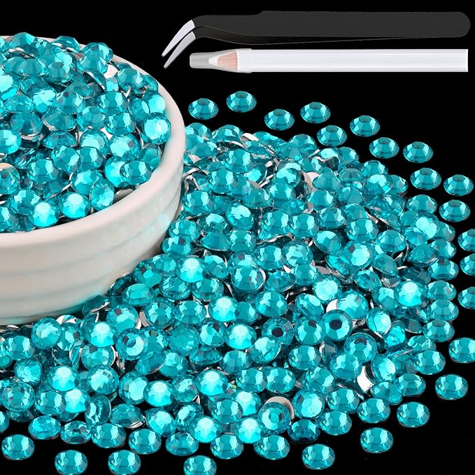 4000PCS 5mm Resin Rhinestones Bulk by BELLEBOOST