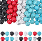 arricraft 100 Pcs Cracked Stone Cabochon, 12mm Flatback Gemstones Beads Mixed by ARRICRAFT