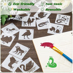 Fainne 100 Pcs 2 Inch Stencils Small Stencils - Image 3