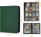 16 Pocket Ringless Side Loading Trading Card Binder, 1024 Cards PU Fixed Page - Image 2