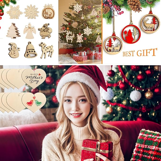 Cassny Unfinished Wood Pieces, 18 Pack Basswood Sheets18 x12 x 1/16, Basswood - Image 7