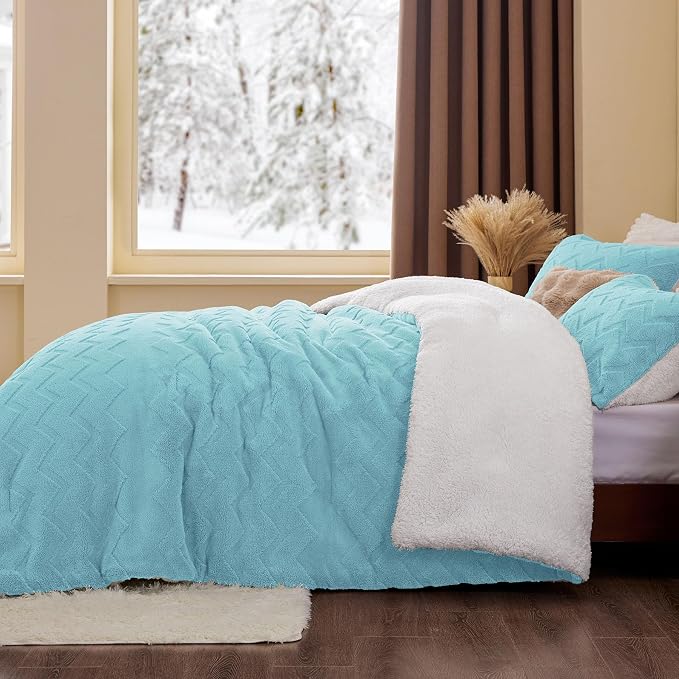 BEDELITE Fluffy Queen Comforter Set - Image 7