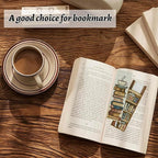 KYOQFVN 6 Pcs Book Cross Stitch Bookmark - Image 6