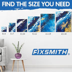 FIXSMITH Stretched Canvas for Painting- 8x10 Inch, Bulk Pack of 12, 100% Cotton - Image 6