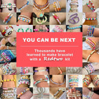 Redtwo 18000 Pcs Clay Beads Bracelet Making Kit, 4 Boxes 64 Colors Flat Polymer - Image 2