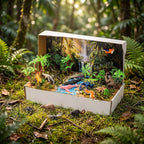 90 Pcs Tropical Rainforest Diorama Kit Habitat Project Box Set Rainforest - Image 3